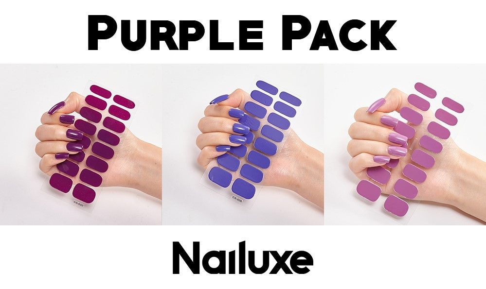 Pure Color 16PCS Nail Stickers for Easy DIY Nail Art