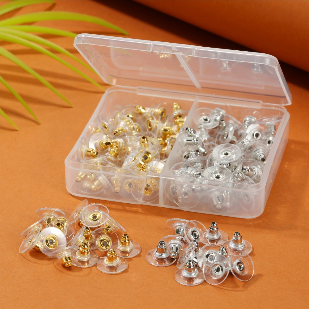 Essential 130PCS Earring Stoppers Set for Secure Jewelry Care