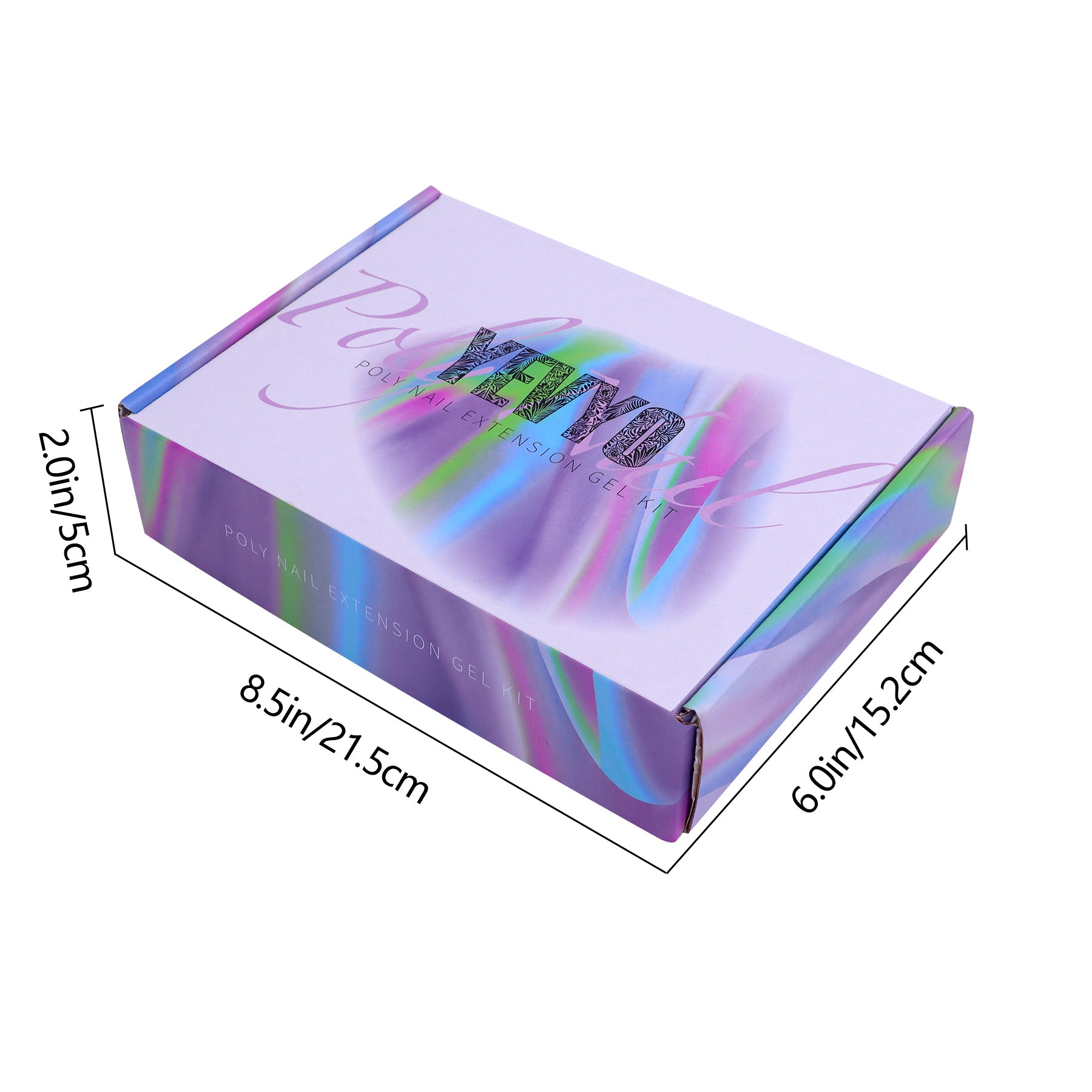 6PCS Polygel Nail Kit with UV Lamp and Builder Tools for Beginners