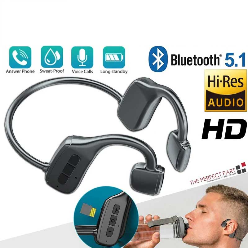 Bone Conduction Bluetooth 5.1 Wireless Sport Headphones Outdoor