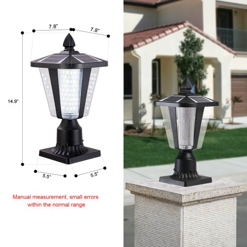 Premium Solar Pillar Light Dimmable LED Outdoor Waterproof Lamp