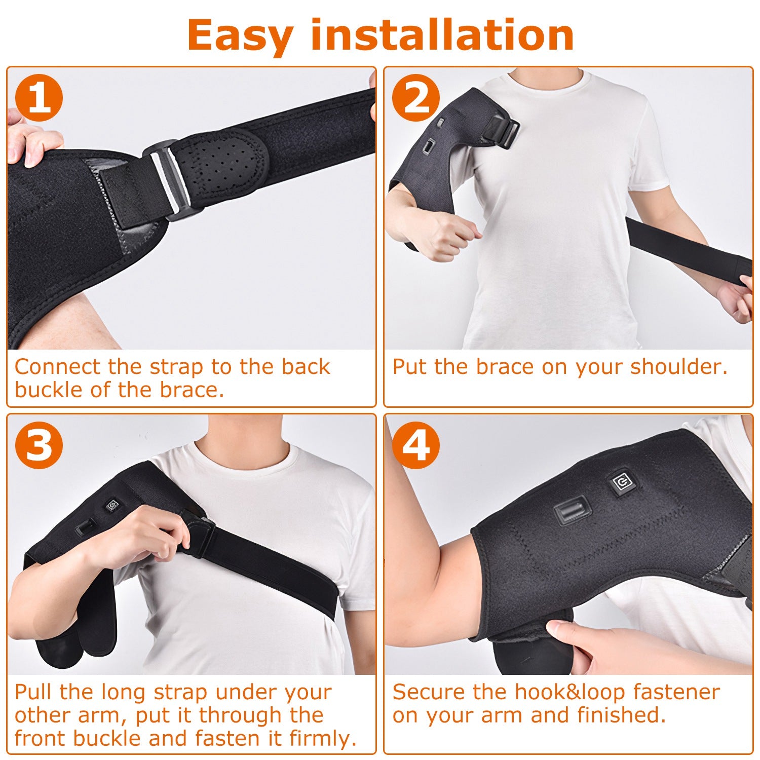 Ultimate Heated Shoulder Brace for Pain Relief & Muscle Recovery