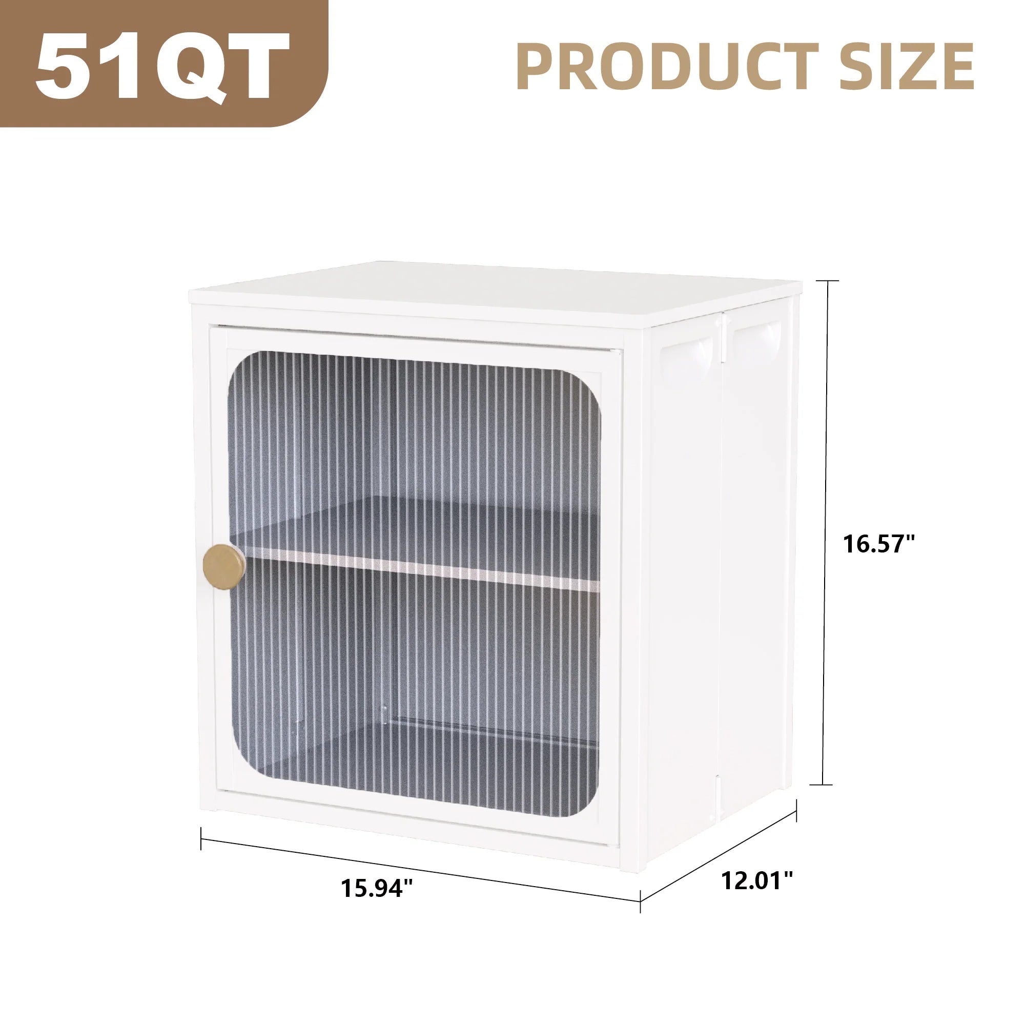 Heavy Duty Foldable Storage Cabinet with Door Steel-Wood Build