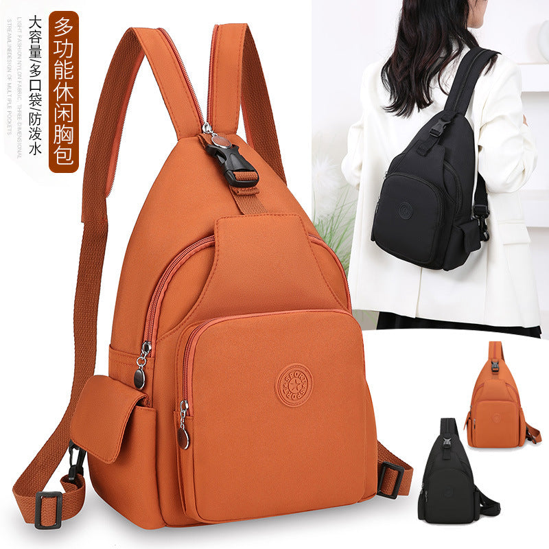 Women’s Waterproof Fashion Backpack Multifunctional Casual Chest Bag