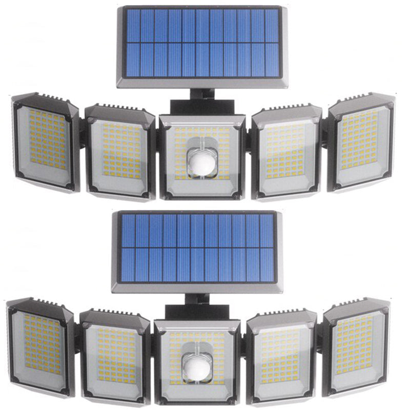 Ultra Bright Solar Street Light 5 Head Adjustable Waterproof LED