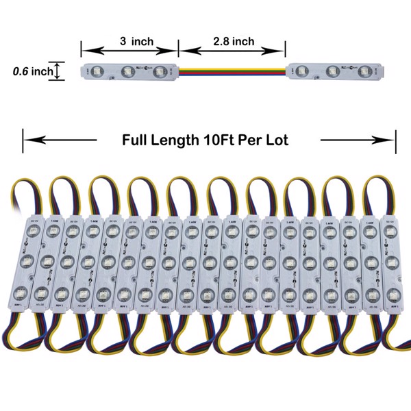 Ultra Bright LED Module Lens Kit High Efficiency Sign Lighting