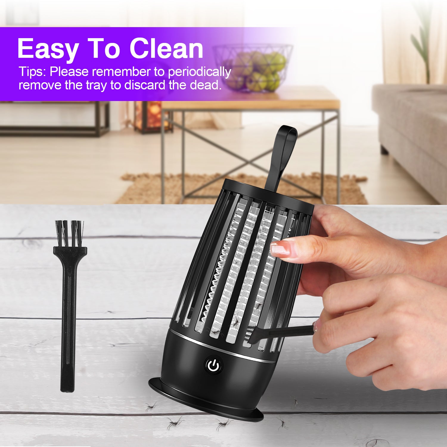Rechargeable Mosquito Killer Lamp with UV Light Zapper