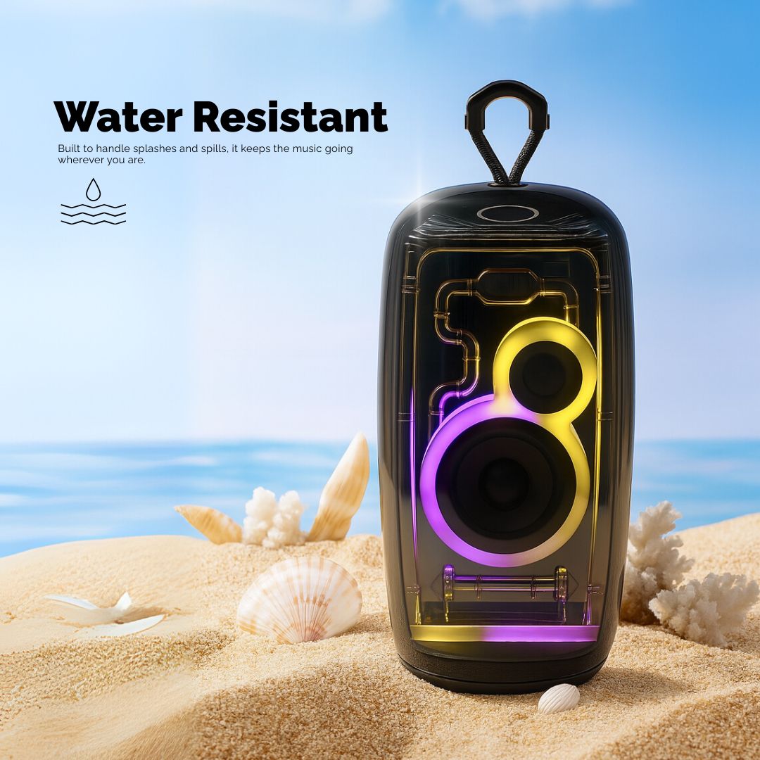 Wireless Bluetooth Speaker Powerful Sound Portable Long Battery