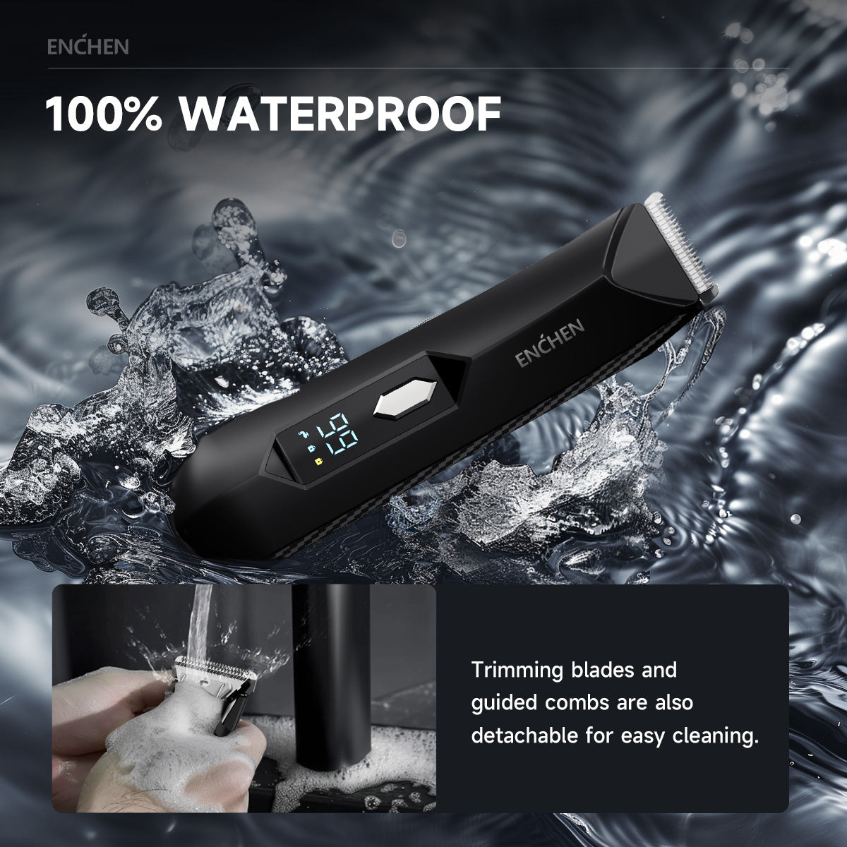 Precision Body Hair Trimmer for Smooth Safe Grooming