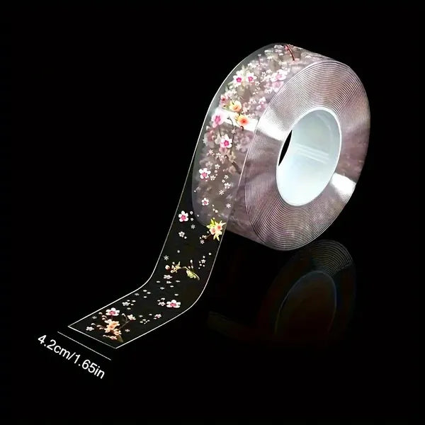Waterproof Kitchen Seam Sealing Tape Floral Design 2 Rolls