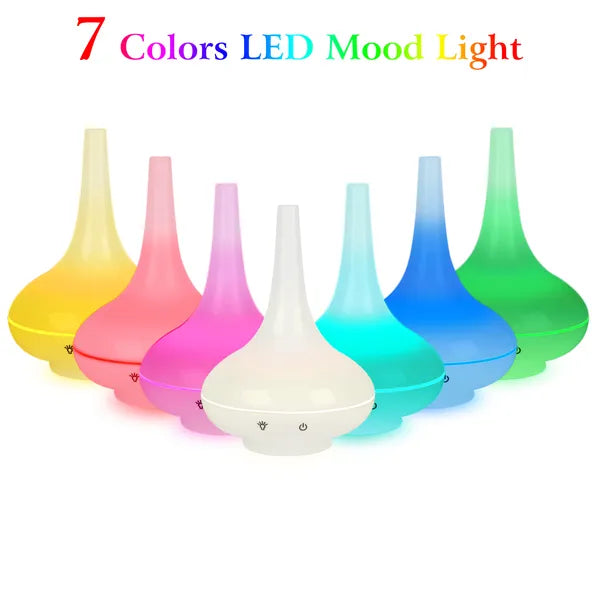 Ultrasonic Aroma Diffuser 200ml Humidifier LED Night Light Quiet