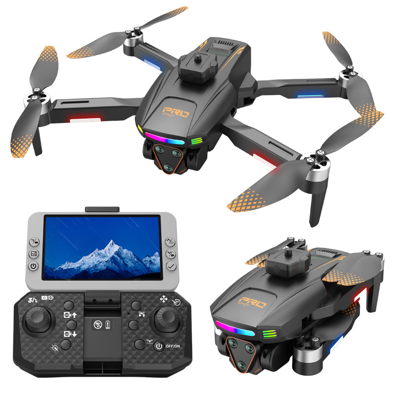 X01 Foldable Drone Dual Camera with Display Remote Control