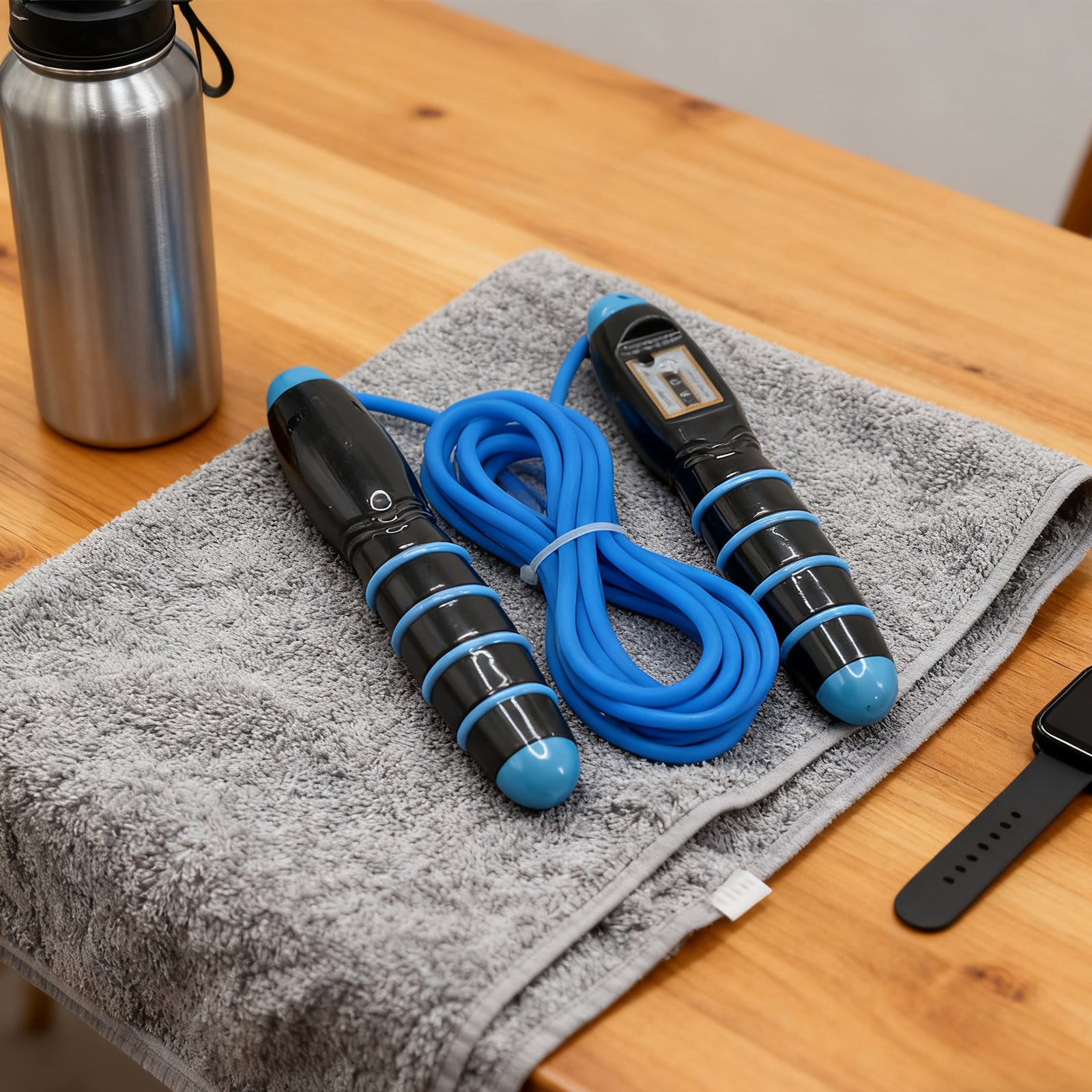 Jump Rope with Counter for Fitness Workout and Calorie Tracking