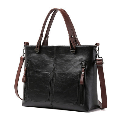 Retro Large Capacity Handbags Simple Womens Crossbody Shoulder Bags