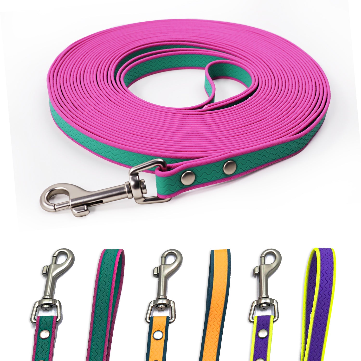 PVC Coated Two-Color Waterproof Training Rope for Strong Grip