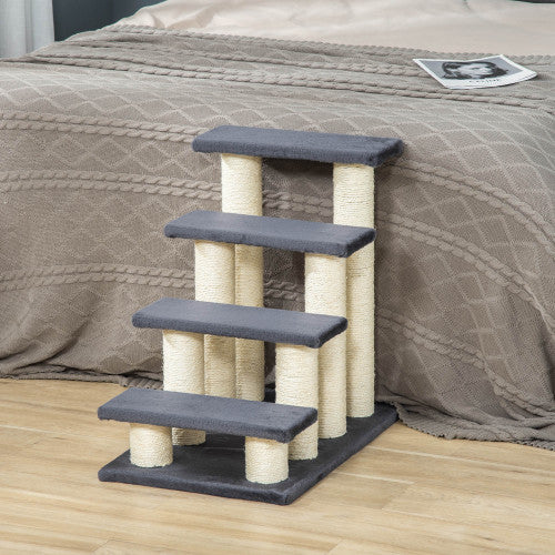 Premium Stair Style Cat Tree with Steps Scratching Post and Climb
