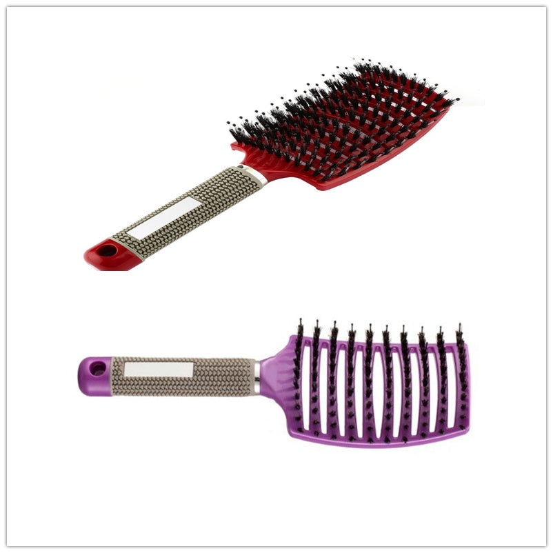 Bristle & Nylon Hair Brush for Detangling and Scalp Massage