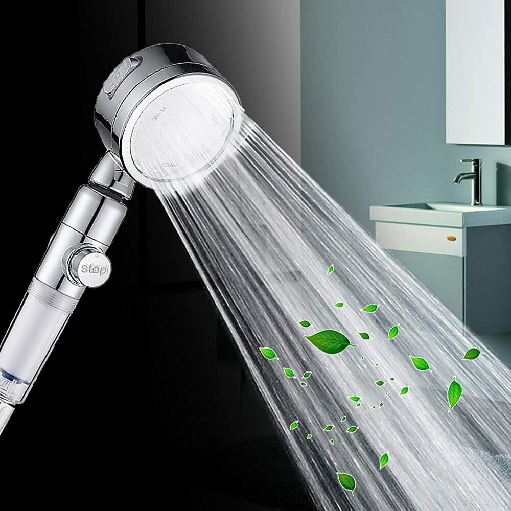 High Pressure Filter Shower Head 3 Mode Water Saving