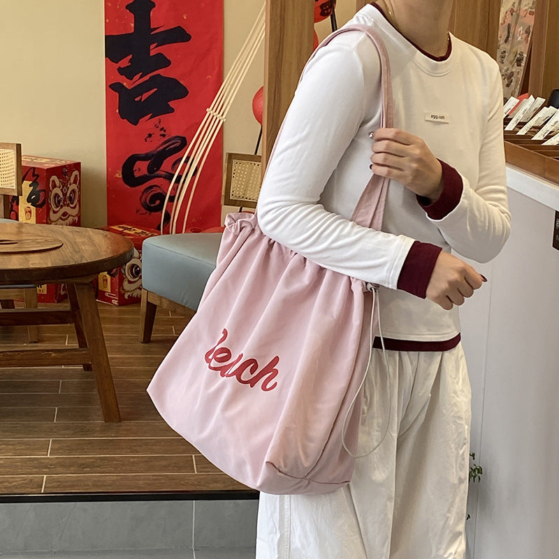 Large Capacity Canvas Shoulder Bag for Women Daily Use and Travel Needs