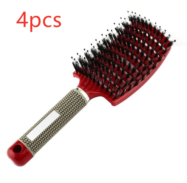 Bristle & Nylon Hair Brush for Detangling and Scalp Massage