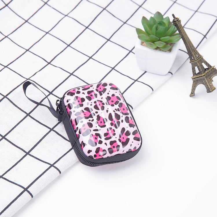 Tinplate Coin Purse Metal Mini Wallet Compact Storage Case for Coins and Keys