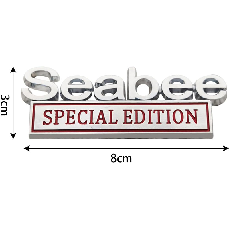 2PCS Seabee Special Edition 3D Metal Car Emblem Badge