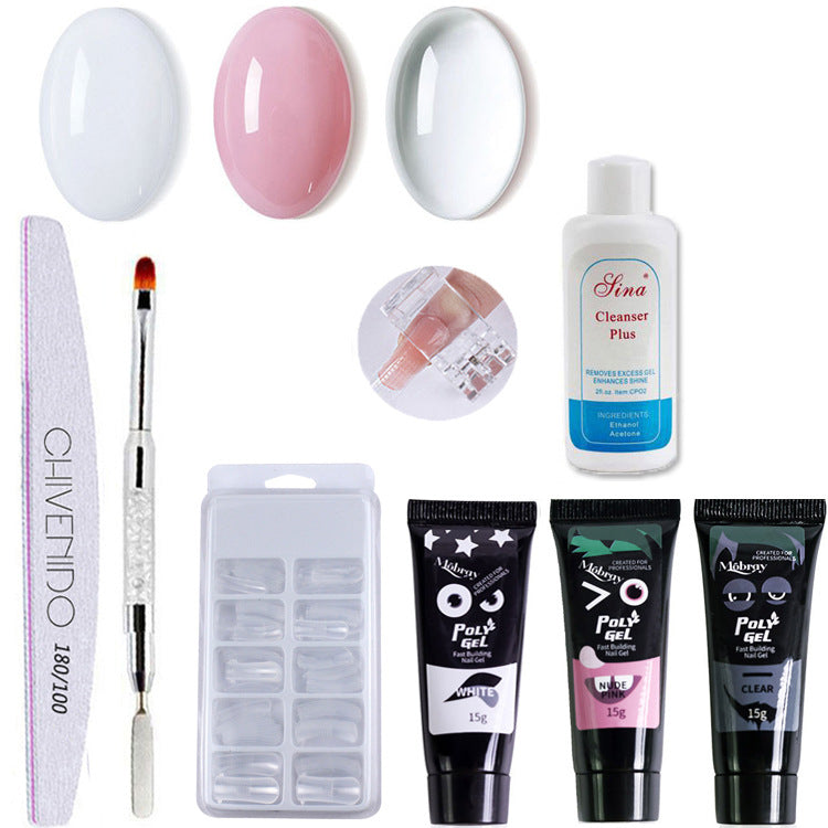 Crystal Nail Extension Gel for Strong and Elegant Nail Enhancements