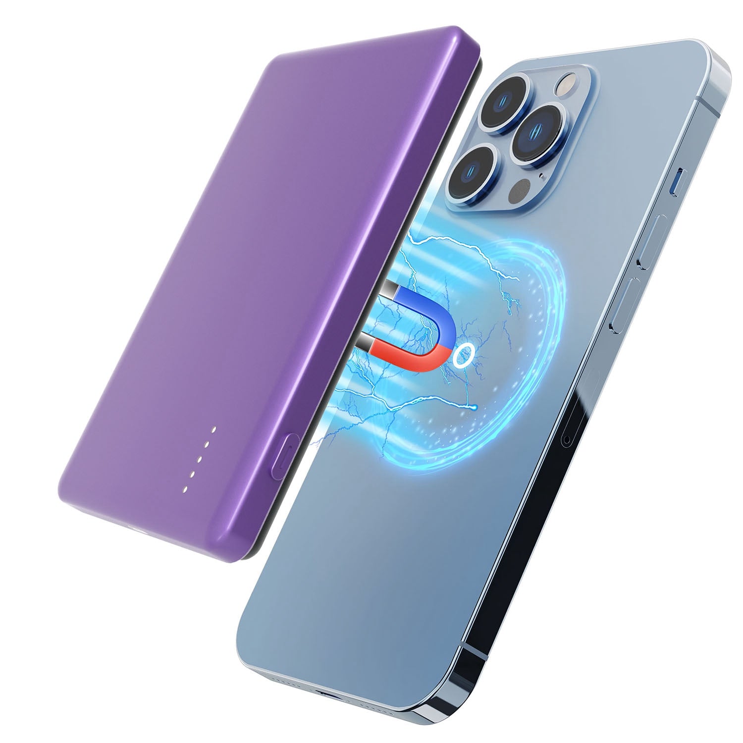 5000mAh Magnetic Wireless Power Bank Slim PD20W Charger