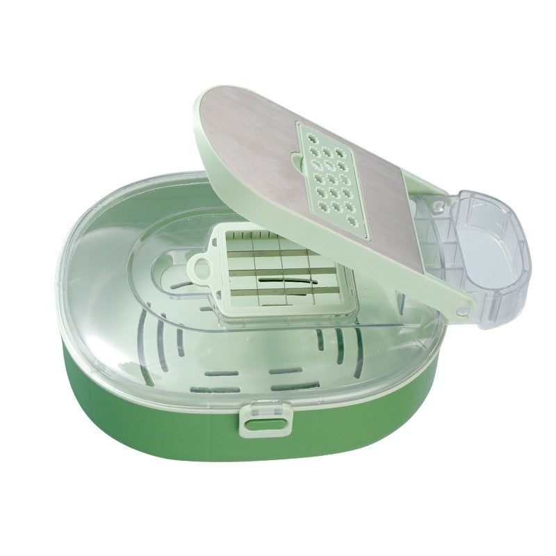 Oval Food Chopper Manual Vegetable & Fruit Cutter Tool