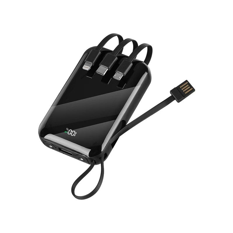 Portable Power Bank Fast Wireless Charging High Capacity Travel Charger