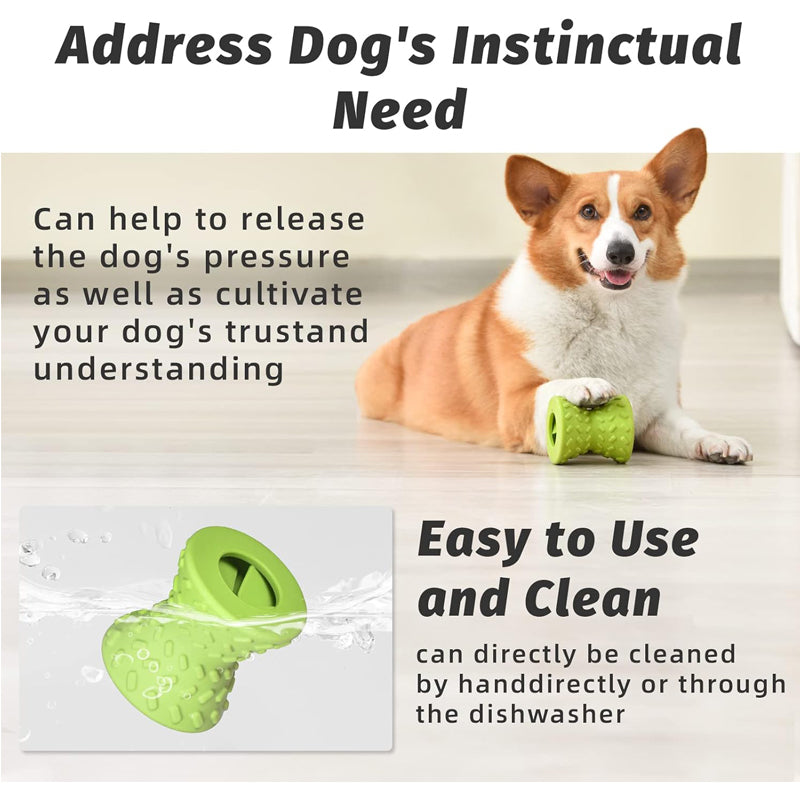 Premium Natural Rubber Dog Chew Toys for Aggressive Chewers