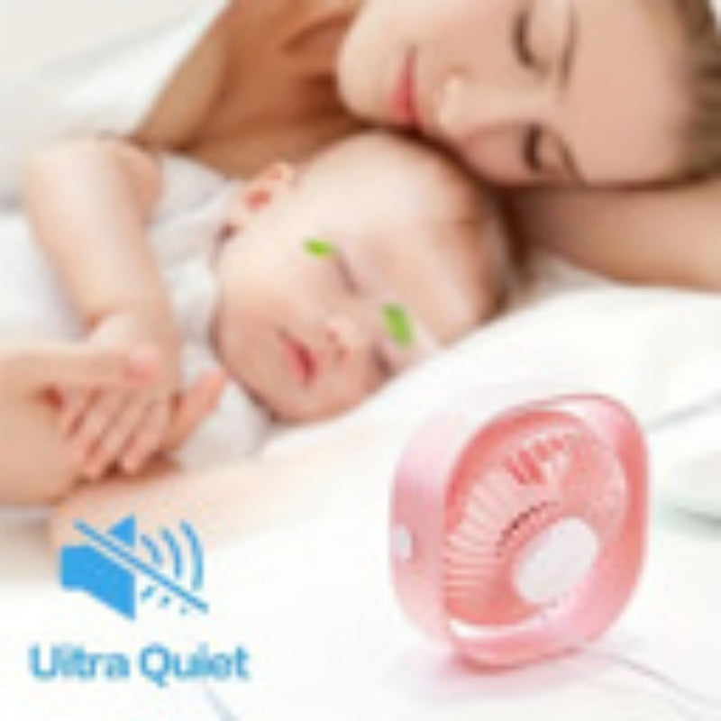 Rechargeable Desktop Mini Fan Portable Quiet Cooling