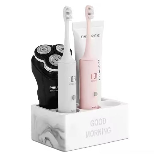 Premium Toothpaste Holder Bathroom Organizer for Electric Brushes
