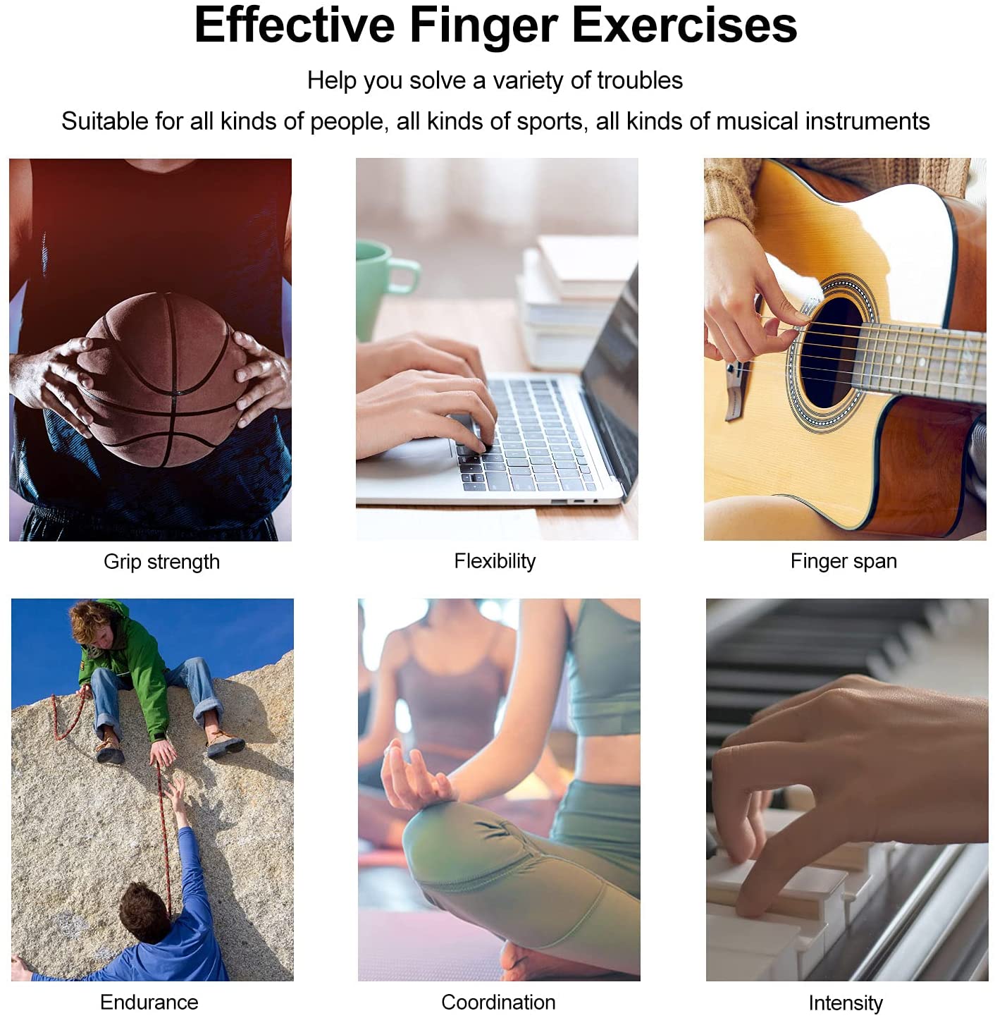 Silicone Finger Stretcher Hand Grip Trainer for Arthritis Relief & Rehabilitation
