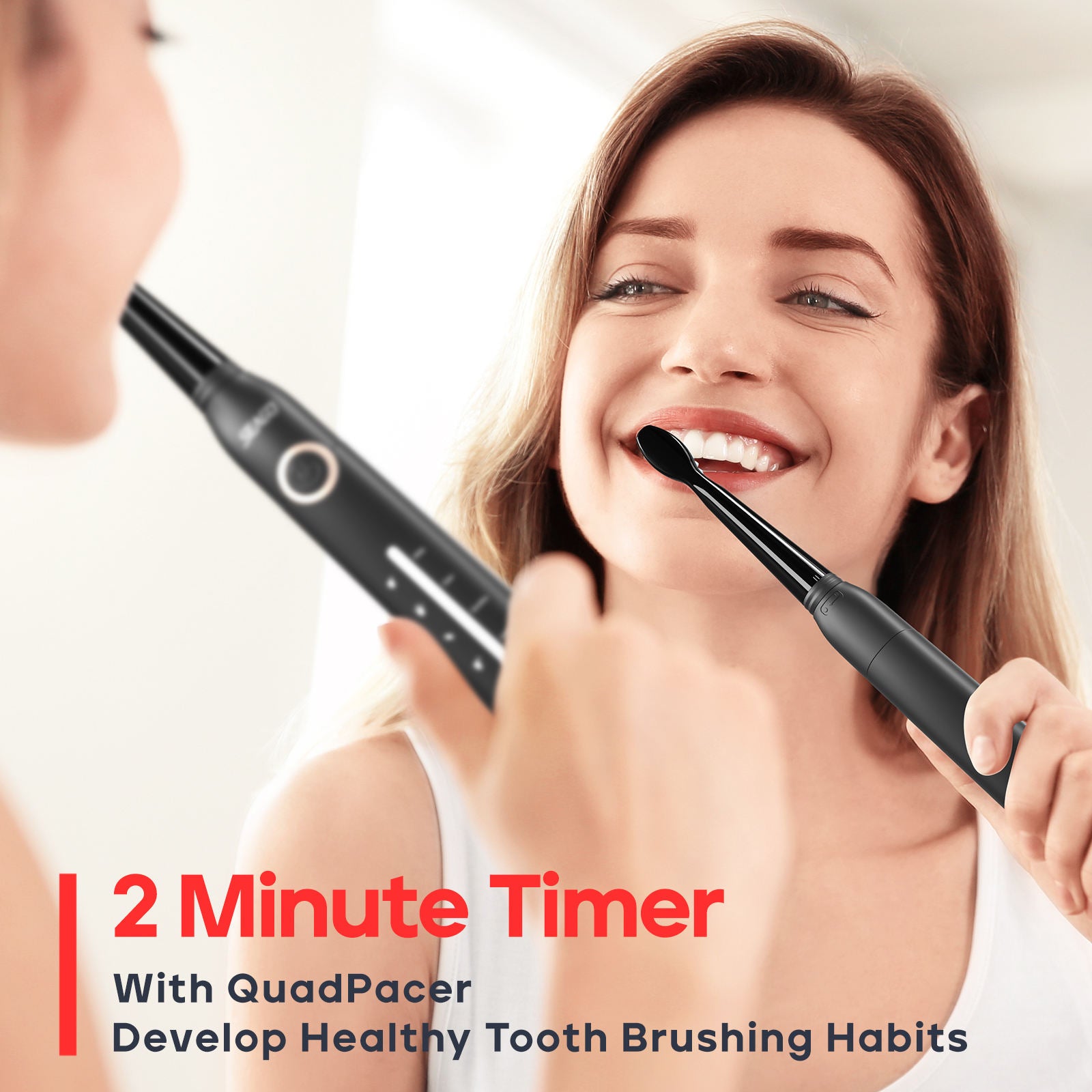 Advanced Electric Toothbrush 5 Modes Rechargeable Whitening Care