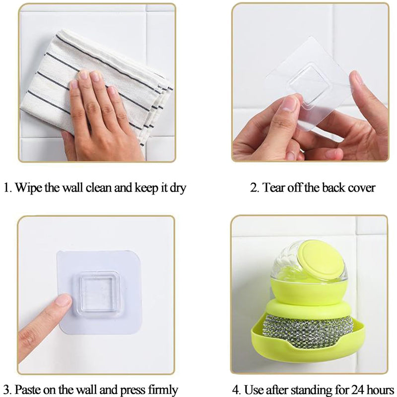 Stainless Steel Scrubber Brush Multi-Functional Dish Cleaning Tool