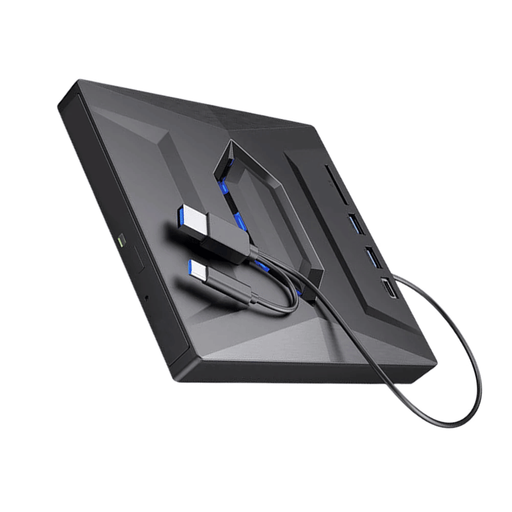 USB 3.0 External CD DVD Drive Burner Player for Laptop PC