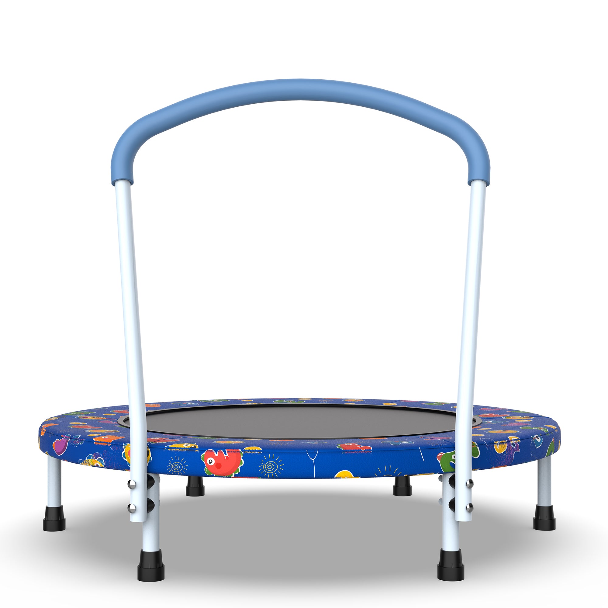 36-Inch Mini Trampoline for Kids with Handle