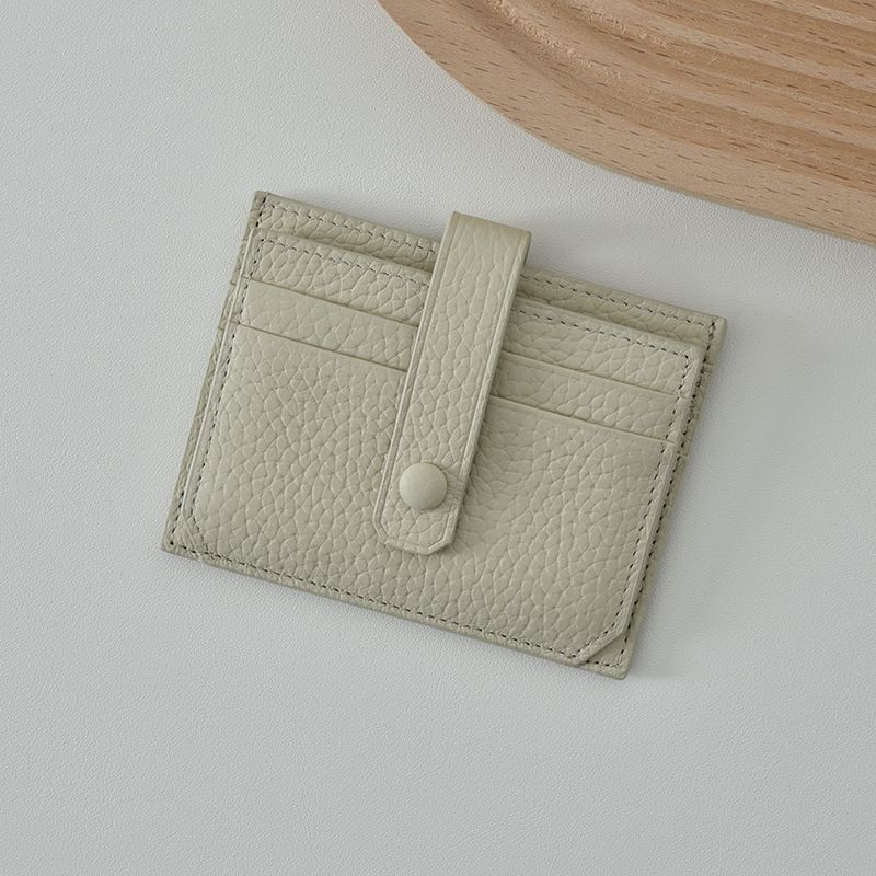 Ultra Thin Womens Card Holder Korean Style Multi Card Slot Slim Wallet