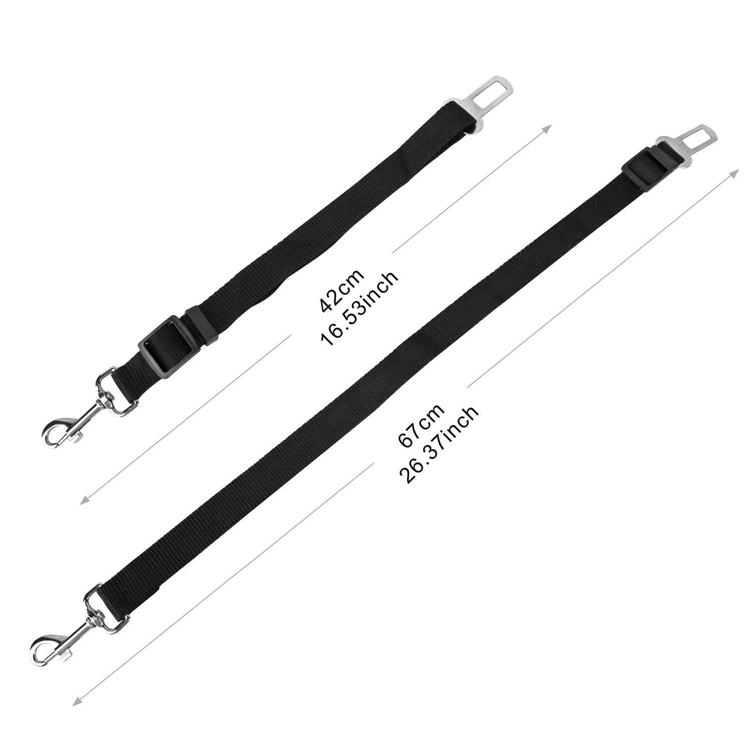 Secure Adjustable Pet Seat Belt Leash Set for Safe Car Travel