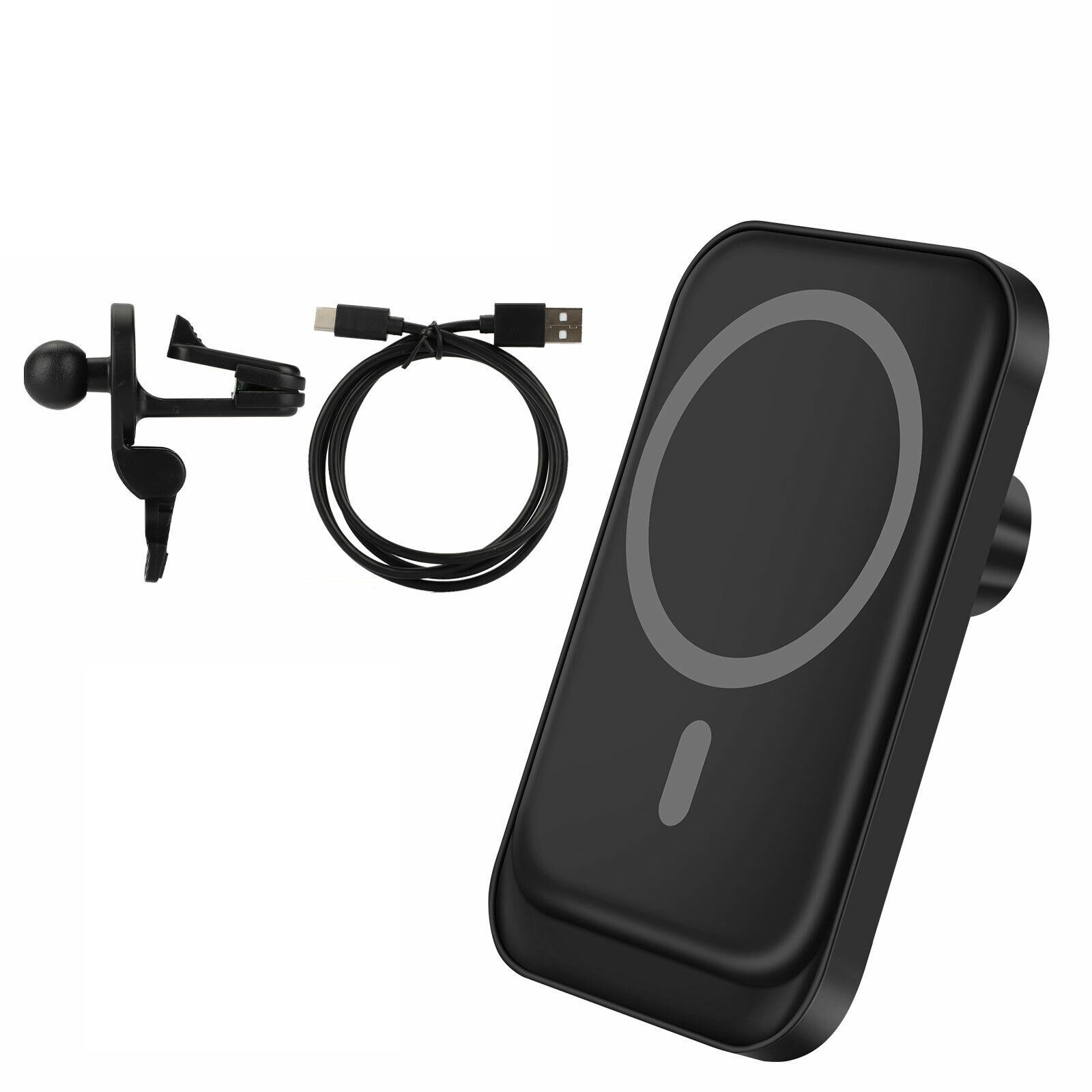 Magnetic Wireless Car Charger Mount Fast Charging MagSafe Holder