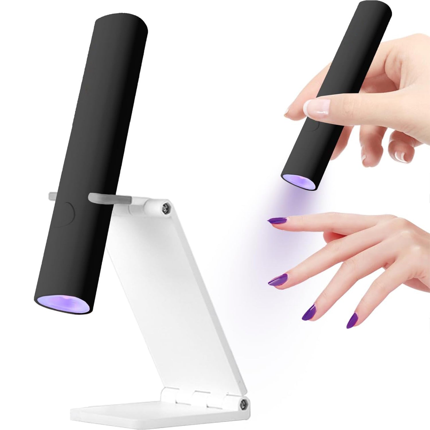 Mini USB Rechargeable UV LED Nail Lamp for Fast Gel Nail Drying