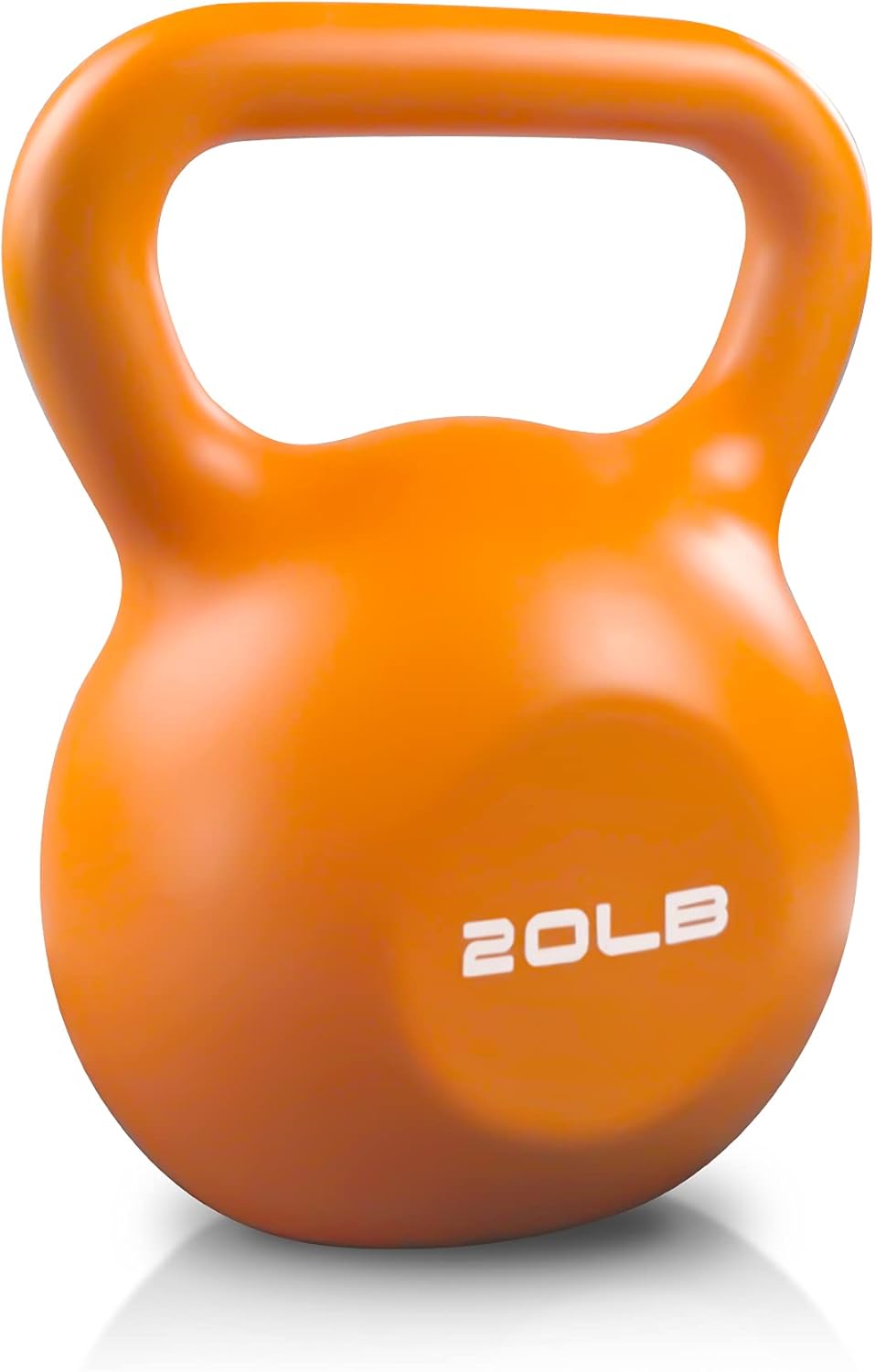 20lbs Kettlebell Weight Set Vinyl Coated for Women with Comfortable Wide Handle