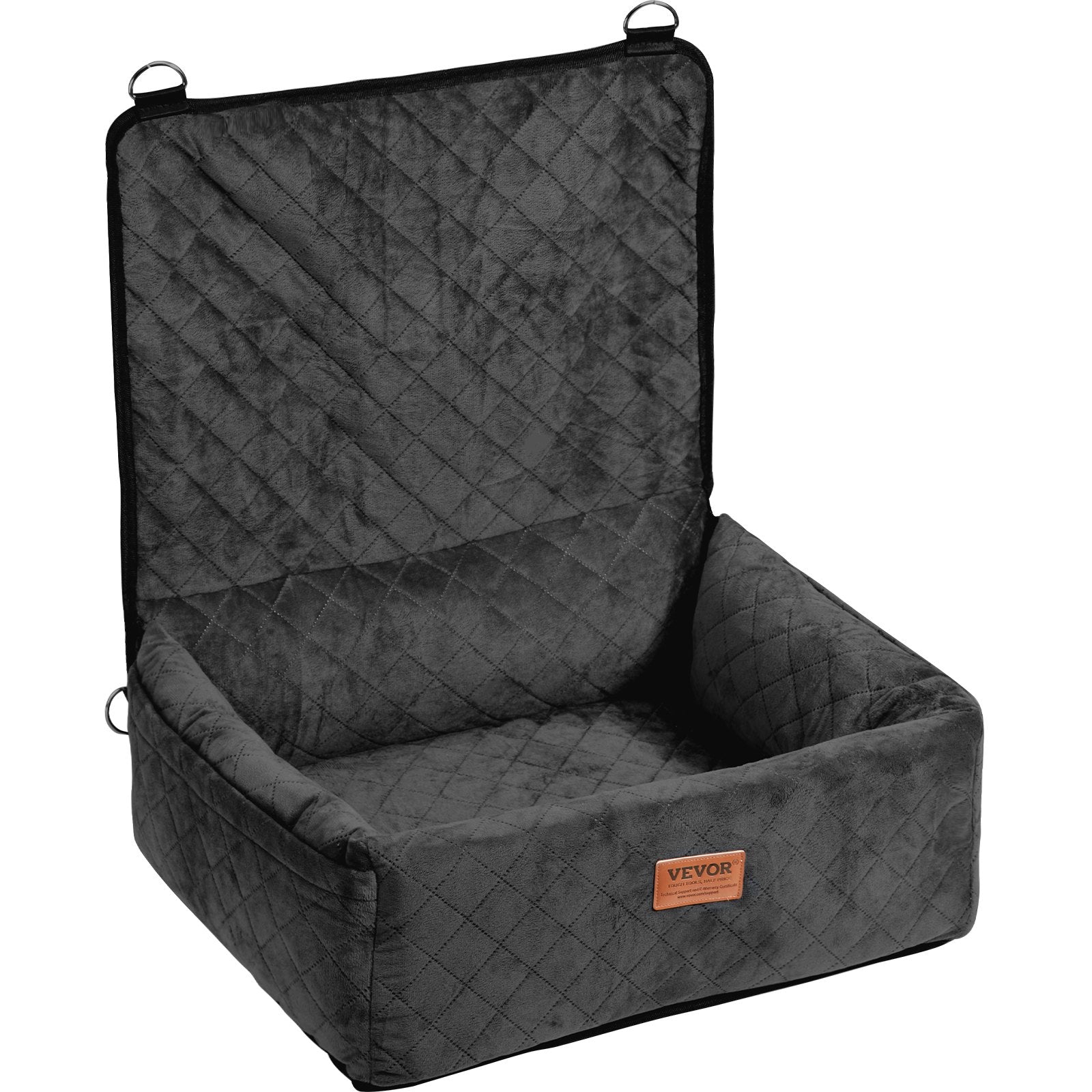 Dog Booster Car Seat for Small & Medium Dogs – Elevated Pet Travel Seat up to 40 lbs