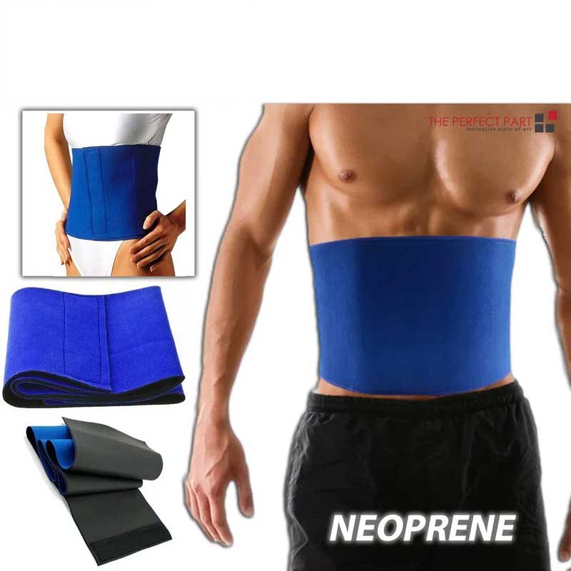 Waist Trimmer Belt Sweat Band Wrap for Slimming & Fitness