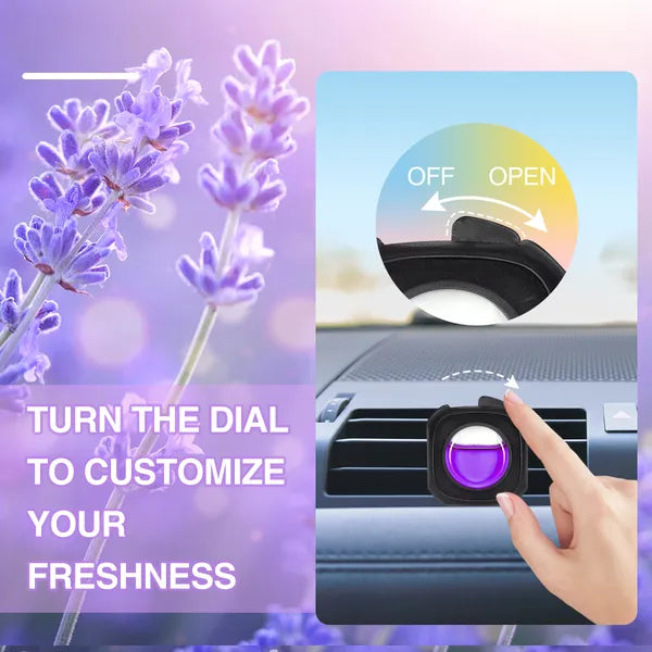 6-Pack Lavender Car Vent Clip Air Freshener Long Lasting