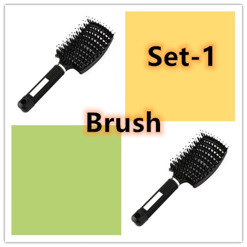 Bristle & Nylon Hair Brush for Detangling and Scalp Massage