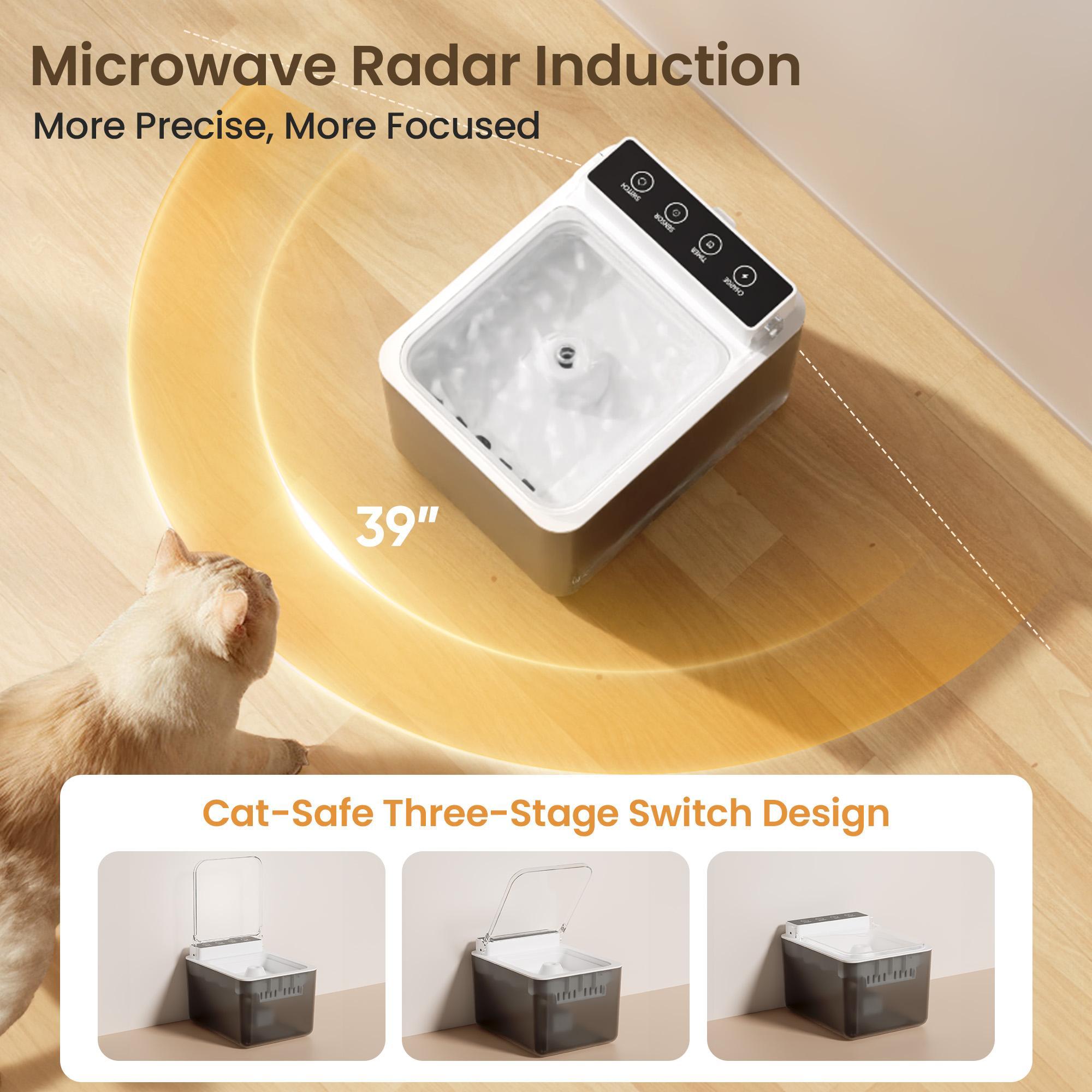 Automatic Pet Water Fountain Smart Sensor Drinking Dispenser