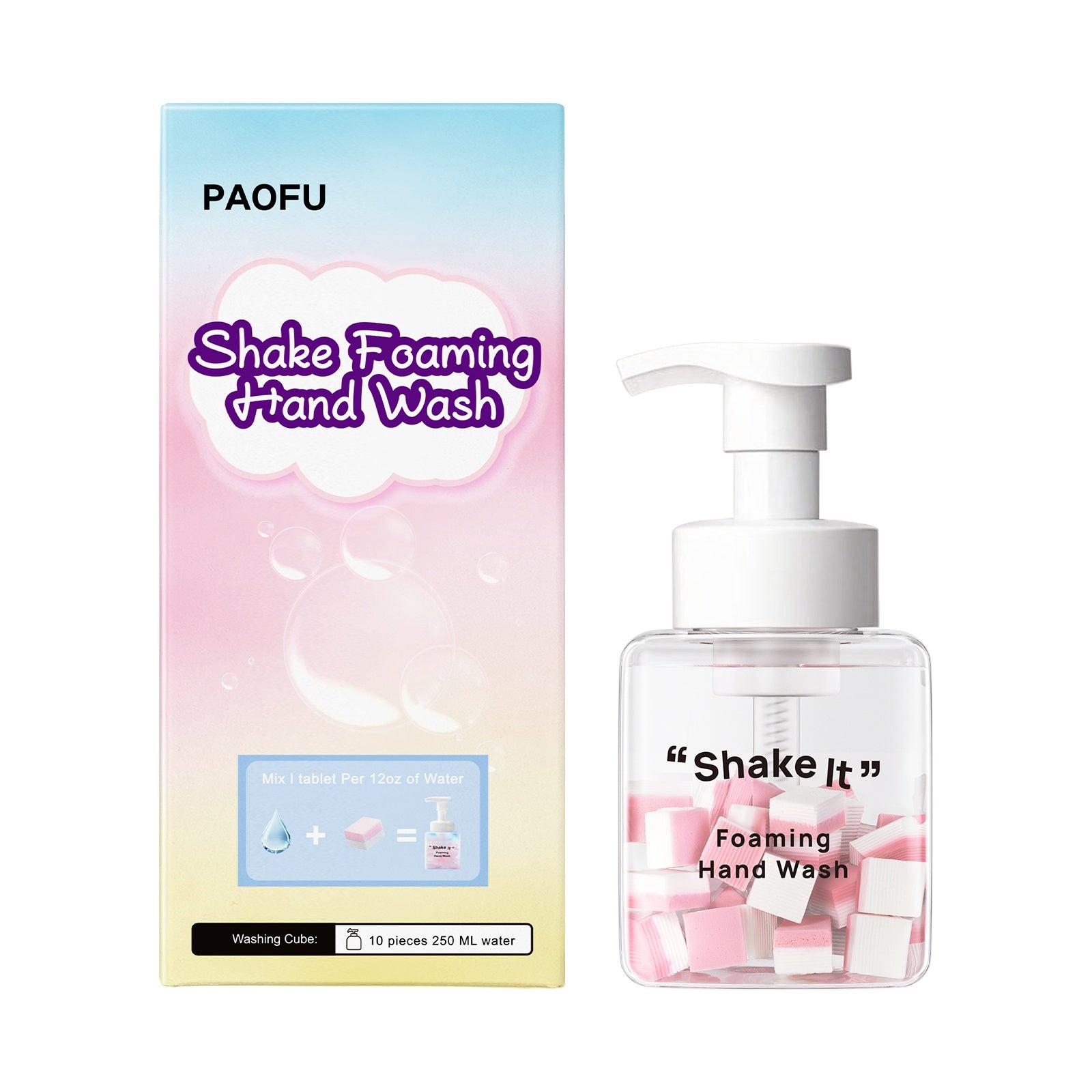 Eco-Friendly Foaming Hand Sanitizer Tablets with Fresh Scents