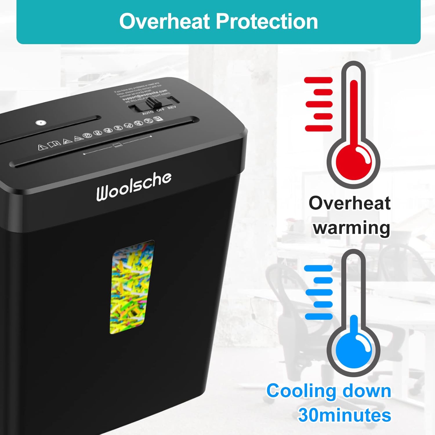 10 Sheet Crosscut Paper Shredder P4 Security CD Card Shredder